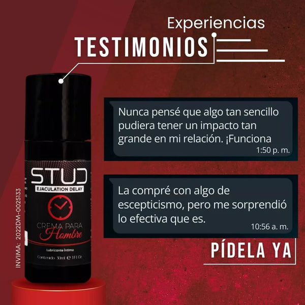 CREMA ALARGANTE PARA HOMBRE STUD