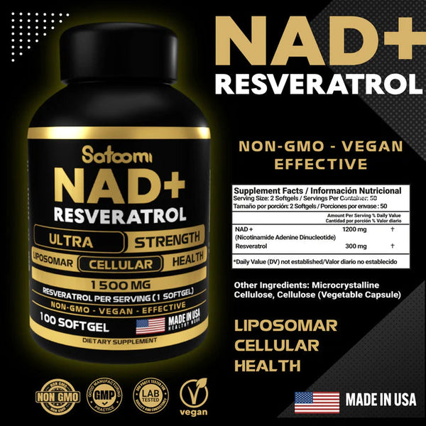 Resveratrol + NAD x100 Cápsulas