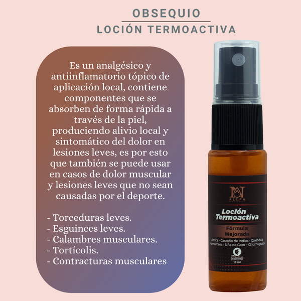 Spray Termoactiva quita dolores GRATIS