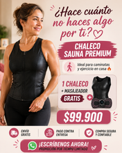 Chaleco Sauna Premium™ + masajeador mariposa