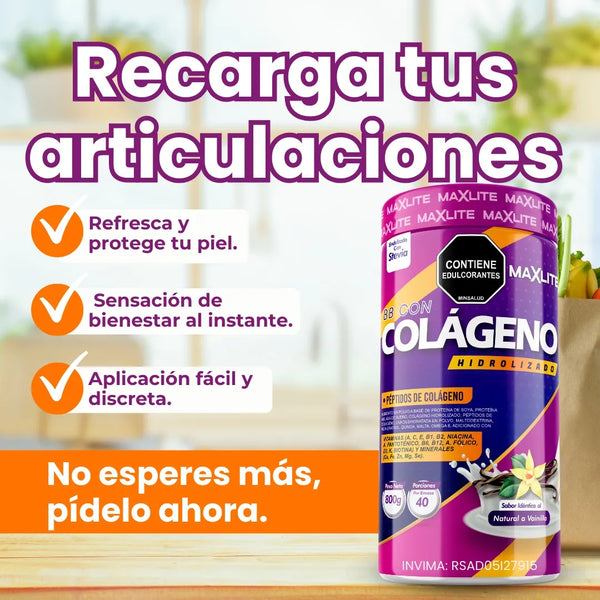 Maxlite Colágeno con Resveratrol Hidrolizado