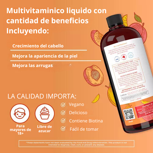 MARY RUTHS MULTIVITAMINICO CON BIOTINA